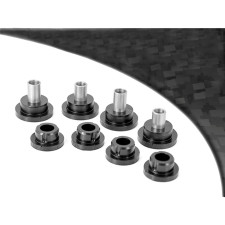 Barra estabilizadora dianteira Powerflex preta Silent-block Subaru Impreza (2 peças)