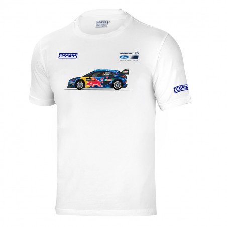 T-shirt Sparco M-Sport branca