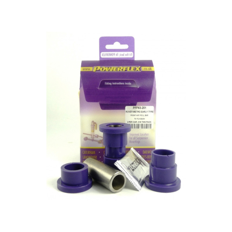 Silent-block Powerflex Trapézio dianteiro exterior MG Metro (2 peças)Array