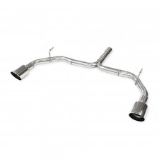 Terminal sin silencioso Inoxcar derecha + izquierda 100 Racing para Alfa Romeo Giuletta 1750Tbi Veloce 240cv después de 2016