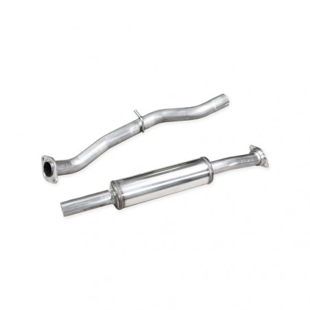 Tubo central com silenciador Inoxcar para Toyota GR86 2,4i 234hp (GPF) após 2021