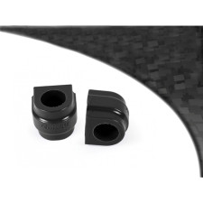 Barra estabilizadora dianteira trapezoidal preta Silent Block Powerflex 24 mm (2 peças)