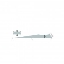 Rampas de elevación bajas BG-Racing 445x250x65 (el par)