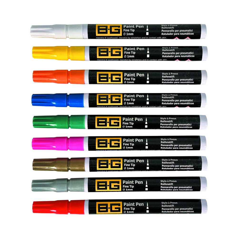BG-Racing marcador de tinta para pneus/parafusos com diâmetro de 1 mmArray