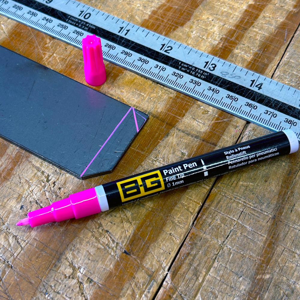 BG-Racing marcador de tinta para pneus/parafusos com diâmetro de 1 mmArray