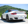 Silencioso trasero derecha + izquierda Inoxcar para Porsche 911 997.2 turbo 3.8 Cabriolet 4WD después de 2009
