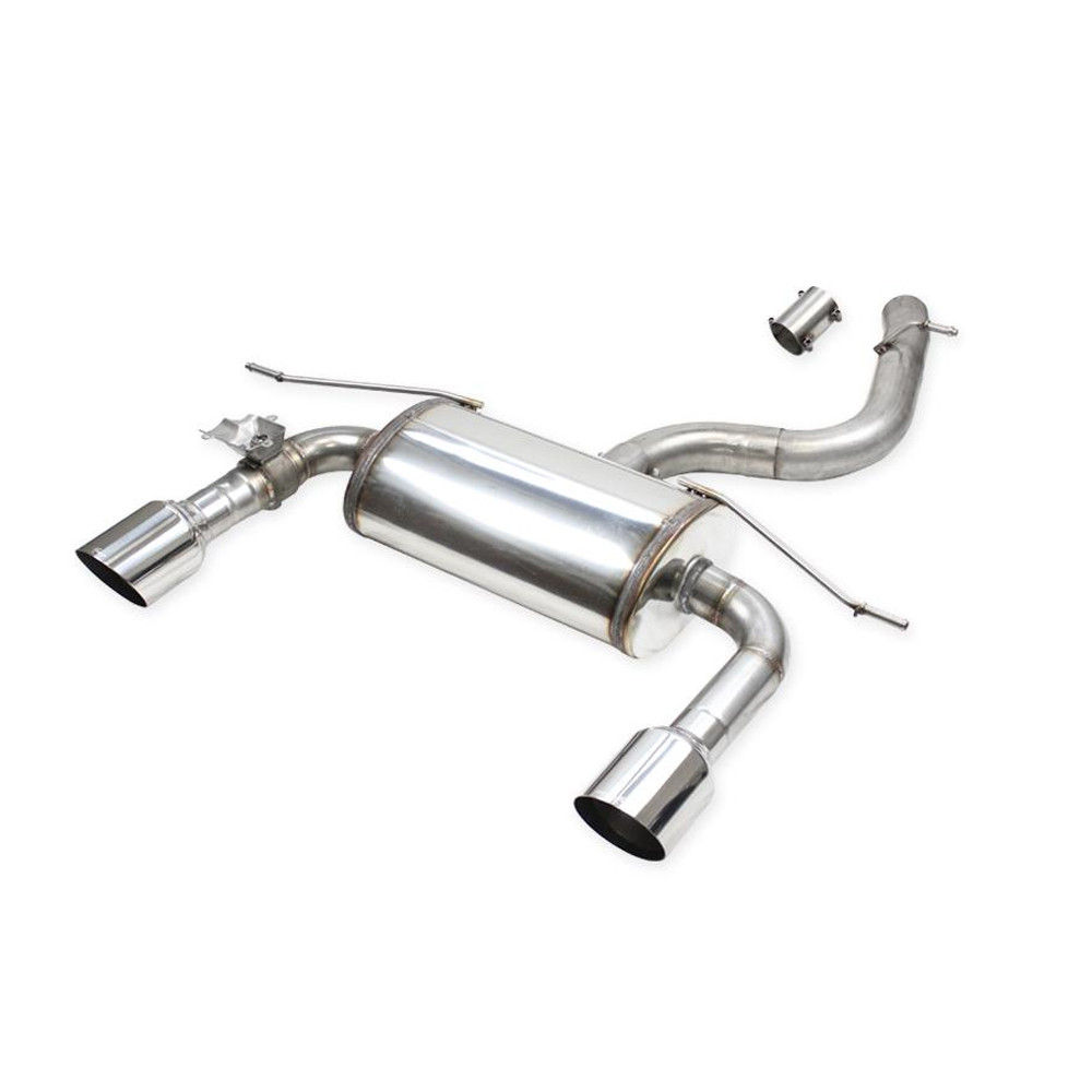 Silencioso trasero con válvula Inoxcar para Audi TT (8S) 2,0TFSI Coupé Quattro S-Line 2014-2018Array