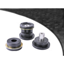Silent-block Powerflex Preto Suporte do Subchassis Traseiro Dianteiro Traseiro BMW E46 (2 Peças)