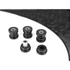 Barra estabilizadora dianteira Powerflex preta Silent-block Rover 200 / 400 (4 peças)