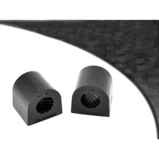 Barra estabilizadora dianteira preta Powerflex Silent-block 20mm Opel Corsa D (2 peças)