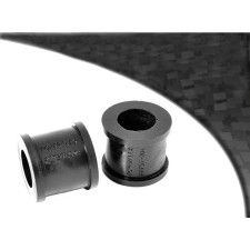 Barra estabilizadora dianteira preta Silent Block Powerflex 25.5mm Porsche 968 / 944 (2 peças)