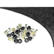 Braço traseiro Silent Bloc Powerflex Preto para BMW Mini (8 peças)