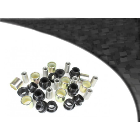Braço traseiro Silent Bloc Powerflex Preto para BMW Mini (8 peças)