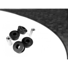 Silent-block Powerflex Preto Traseiro Wishbone Traseiro Volkswagen Golf V GTi (2 Peças)