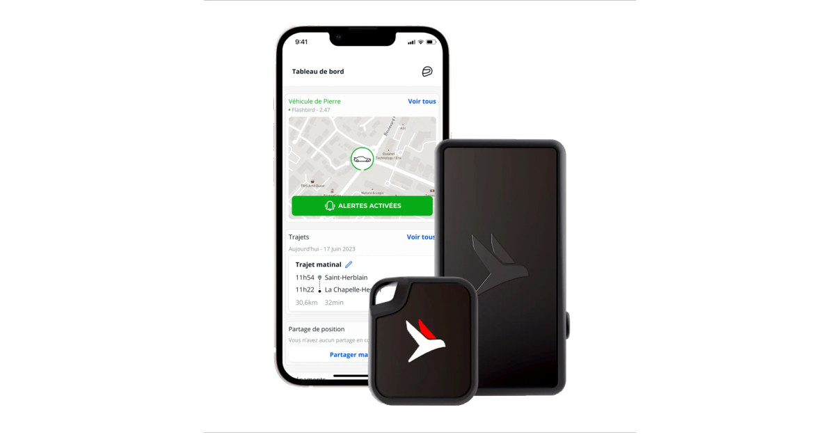 Localizador GPS Flashbird para carro / moto