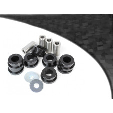 Silent-block Powerflex Preto Braço Superior Traseiro Interior A4 / S4 / RS4 4WD (4 Peças)
