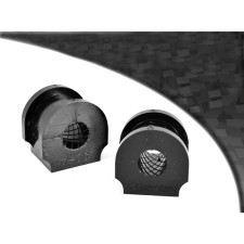 Barra estabilizadora preta Silent-block Powerflex 20mm dianteira Porsche 944 (2 peças)