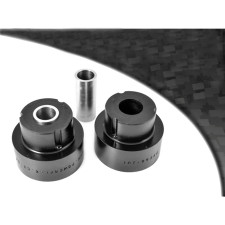 Silent-block Powerflex Preto Traseiro Wishbone Dianteiro Saab 9 - 5 1998-2010 (2 Peças)