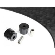 Silent-block Powerflex Preto Traseiro Wishbone Dianteiro Saab 9-5 1998-2010 (2 Peças)