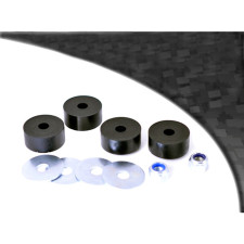 Barra estabilizadora dianteira Powerflex preta Silent-block Opel Astra / Vectra (2 peças)
