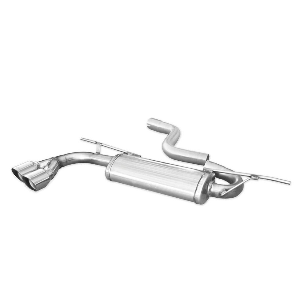 Silenciador traseiro Inoxcar 2x80 Racing para Audi A3 (8V) 1,5TFSI Sportback 2WD após 2017Array
