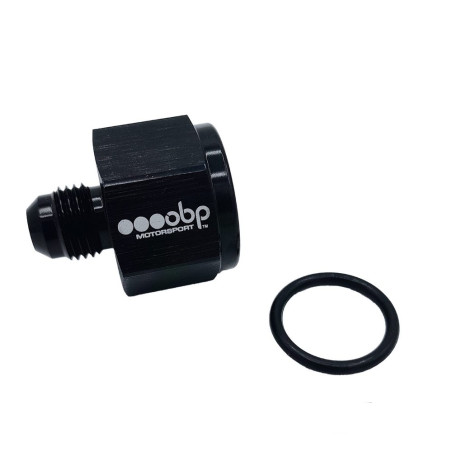 Reductor OBP hembra JIC Dash10-JIC de aluminio negro