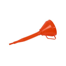Funil de plástico com bocal