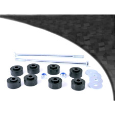 Barra estabilizadora dianteira Powerflex preta Silent-block Opel Manta (2 peças)