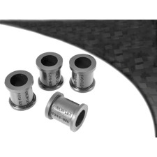 Barra estabilizadora traseira Powerflex preta Silent-block Ford Escort MK5 / 6 (4 peças)