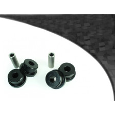 Silent-block Powerflex Preto Braço de Vento Traseiro Mitsubishi Evo 4 / 5 / 6 / 7 (2 Peças)