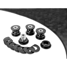 Silent-block Powerflex Preto Braço Superior Traseiro Interior Porsche 996 1997-2005 (2 Peças)