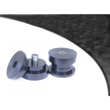 Eixo traseiro preto Powerflex Silent-block Saab 9-5 1998-2010 (2 peças)