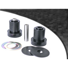 Barra estabilizadora traseira preta Powerflex Silent-block Suzuki Swift Sport depois de 2007 (2 peças)