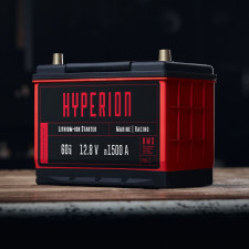 Batería litio Atomique Batteries Hyperion 60 Lithium-ion LiFePO4 12V alto rendimiento 60Ah