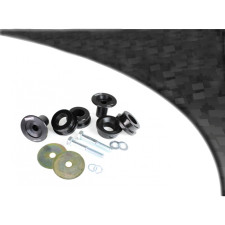 Silent-block Powerflex Preto Diferencial Traseiro Ponte Traseira BMW E46 M3 (2 Peças)