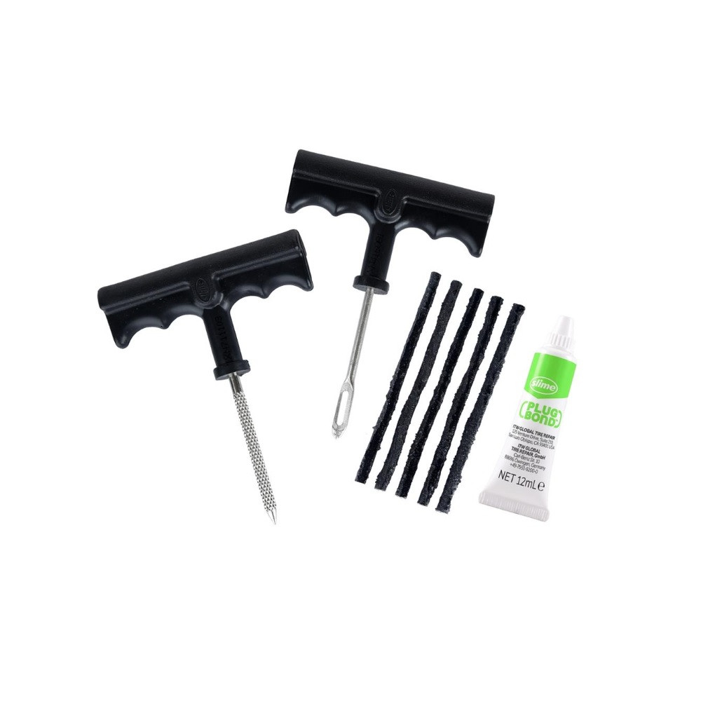 Leite para reparação de pneus (embalagem de 5 + cola)Array