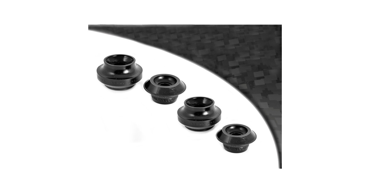 Silent-blocks POWERFLEX Preto Batente do amortecedor Seat Ibiza 6K (2 peças)