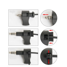 Adaptador de agarre para clavija macho Stilo