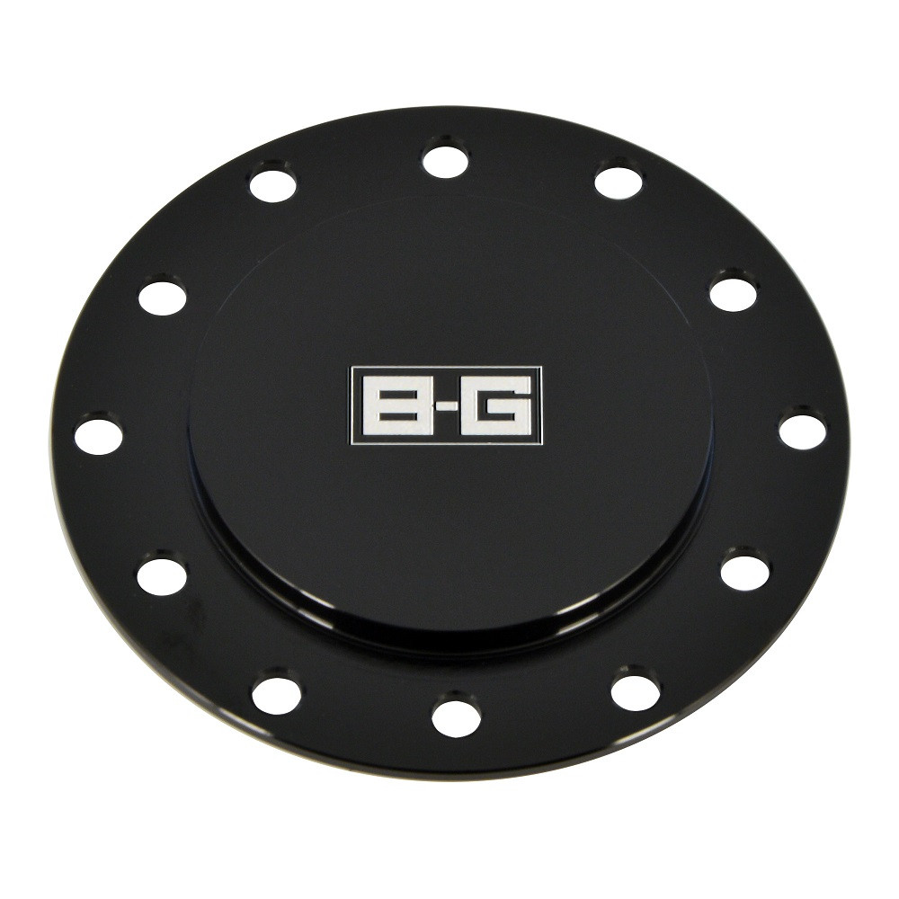 Placa de alumínio para botão de buzina BG Racing (6x70mm - 6x74mm)Array