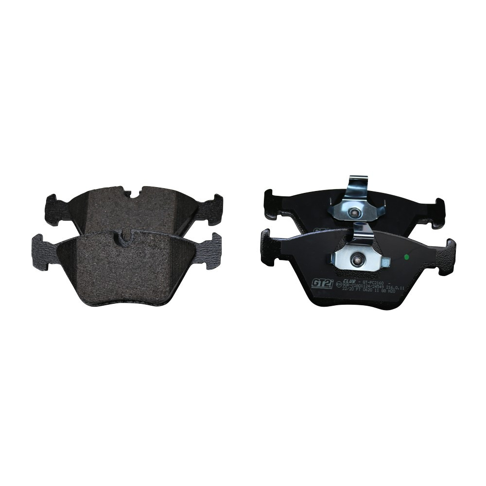 Pastilhas de travão dianteiras GT2i Club para BMW Série 3 (E46) M3 3.2i V6 1998-05 - Pinças de travão AteArray