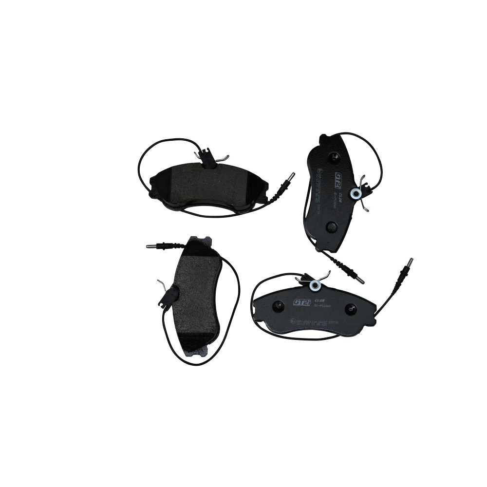 Pastillas de freno delanteras GT2i Club para PEUGEOT 306 1.8i 16V, 2.0 HDi, 2.0i 16V 132 hp 1997-02 - Pinzas de freno GirlingArray