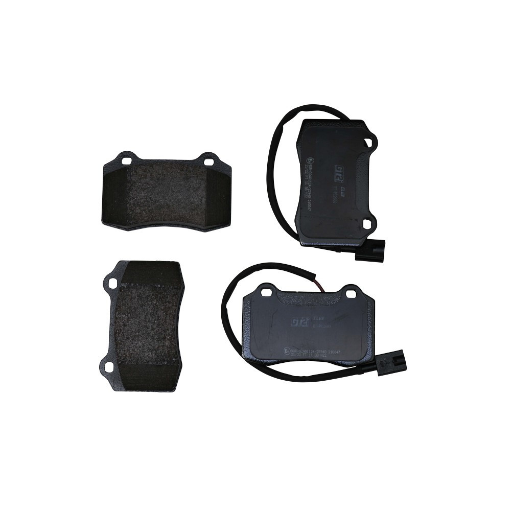 Pastilhas de travão dianteiras GT2i Club para PEUGEOT 406 Coupe 2.2 HDi, 3.0i V6 Coupe 1996-04 - Pinças de travão BremboArray