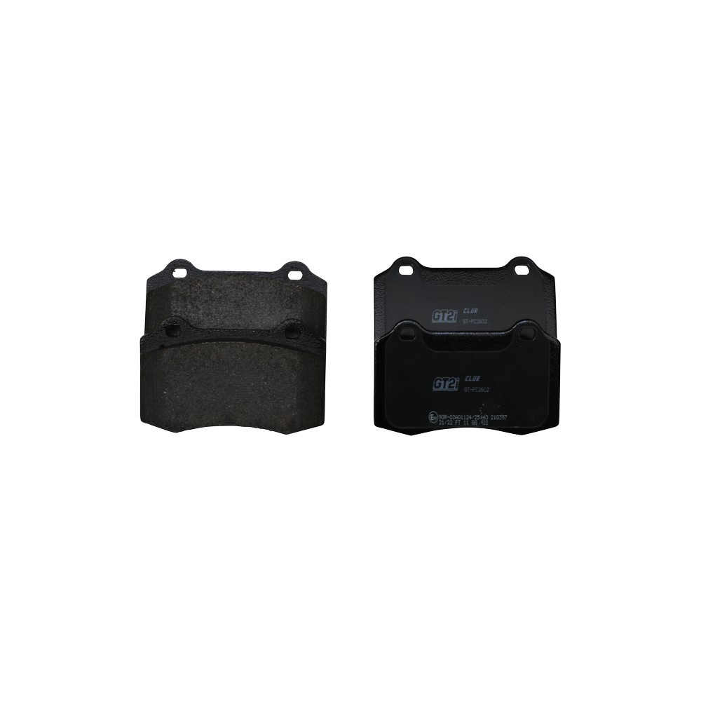 Pastilhas de travão dianteiras GT2i Club para PEUGEOT 208 I 1.6i 16V THP GTi 200 cv 2012-19 - Pinças de travão BremboArray