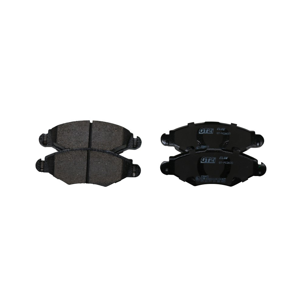 Pastillas de freno delanteras GT2i Club para PEUGEOT 206 1.1i, 1.4i, 1.6i, 1.9 D 1998-08 - Pinzas de freno Bosch Array