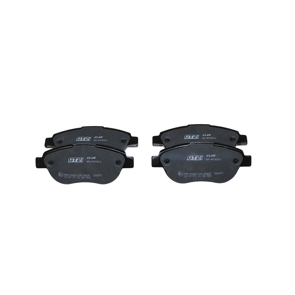 Pastillas de freno delanteras GT2i Club para PEUGEOT 207 1.6i 16V THP 150 hp 156 hp 2006-15 - Pinzas de freno Bosch Array