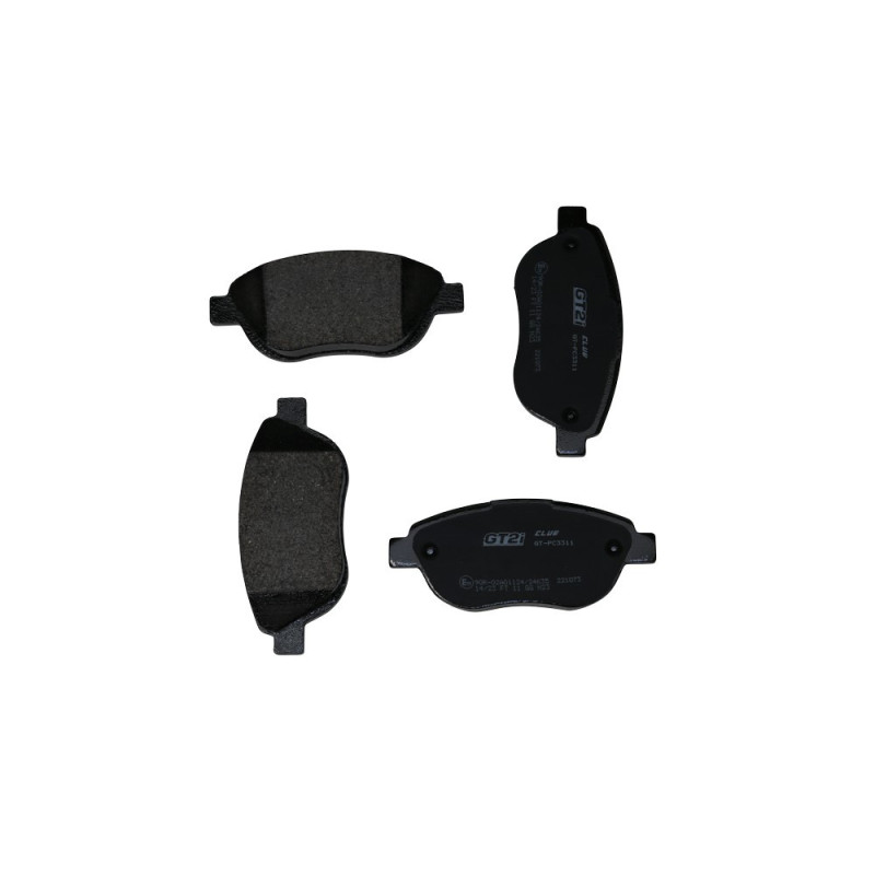 Pastillas de freno delanteras GT2i Club para PEUGEOT 207 1.6i 16V THP 150 hp 156 hp 2006-15 - Pinzas de freno Bosch Array