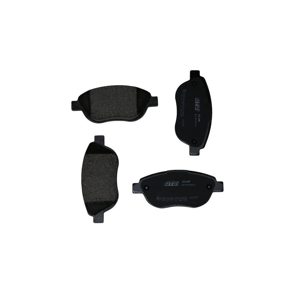 Pastillas de freno delanteras GT2i Club para PEUGEOT 207 1.6i 16V THP 150 hp 156 hp 2006-15 - Pinzas de freno Bosch Array