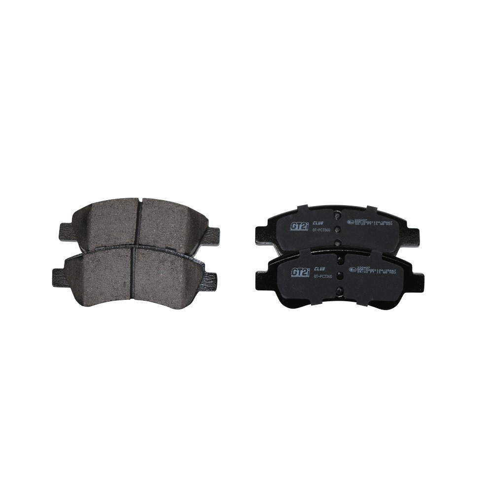 Pastilhas de travão dianteiras GT2i Club para CITROEN C2 (JM_) 1,6 VTS 90hp 2003-07-01-2012-09-01Array