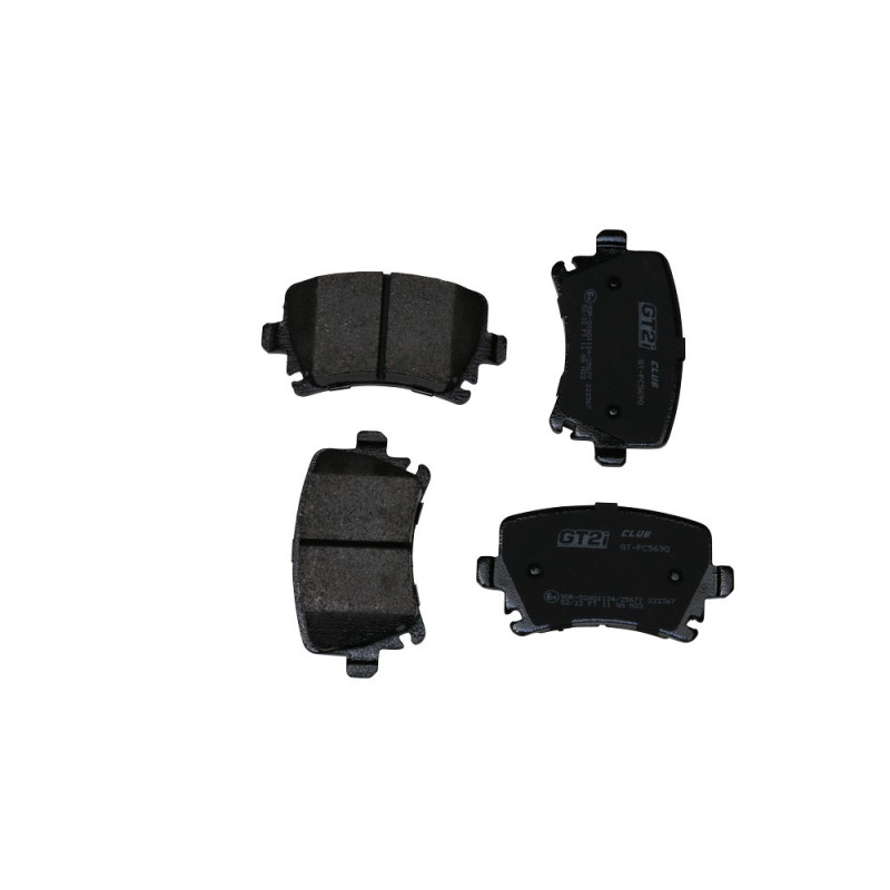 Pastillas de freno traseras GT2i Club para VOLKSWAGEN Golf V 3.2i V6 R32 2003-09 - Pinzas de freno Trw Array