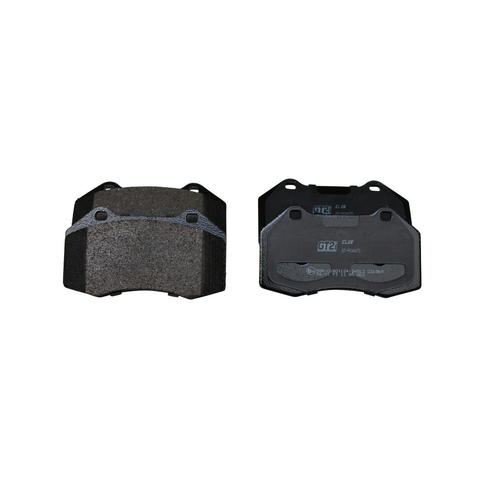 Pastilhas de travão dianteiras GT2i Club para RENAULT Clio III 2.0i 16V RS 200 cv 2005-12 - Pinças de travão BremboArray
